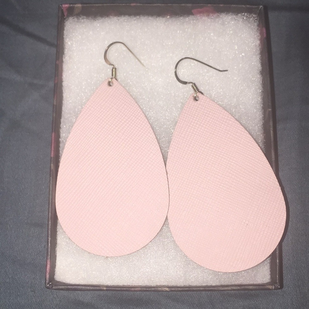 Nickel and Suede Earrings